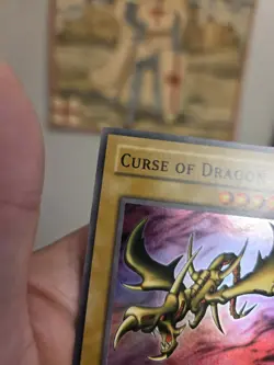 Yugioh Curse of Dragon LOB-066 Super Rare Original Print - Image 4