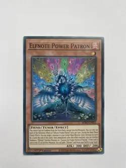 Yugioh BPRO-EN013 - Elfnote Power Patron - Super Rare - Image 1