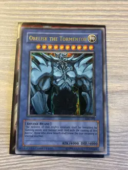 Obelisk The Tormentor Ultra Rare Blue Back Yu-Gi-Oh Card GBI-002 - Image 1