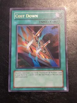 Yu-Gi-Oh! ULTRA RARE CARD COST DOWN DCR-053 1996 VINTAGE PRINT NM/VLP - Image 1