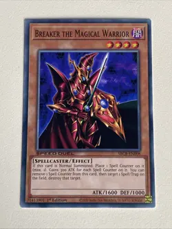 Yugioh Breaker the Magical Warrior x 3 - 1st Edition NM - Plus Free Holo Card B - Image 4