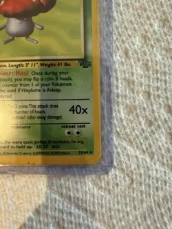 Pokemon Vileplume 15/64 Jungle Holo Rare Unlimited 1999 WOTC MP English Card - Image 5