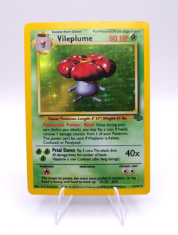 MP Unlimited Holo Vileplume 15/64 Holo Rare Jungle Pokemon WOTC - Image 1