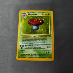 MP Unlimited Holo Vileplume 15/64 Holo Rare Jungle Pokemon WOTC - Image 1
