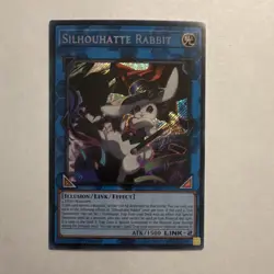 Konami Yu-Gi-Oh! TCG Silhouhatte Rabbit INFO-EN052 1st Ed Secret Rare Foil - Image 1