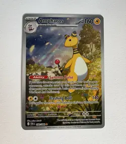 Ampharos 090/086 Chaos Rising Illustration Rare Pokemon TCG 2026 - Image 1