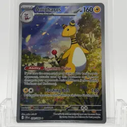 Pokemon TCG Chaos Rising Ampharos #090/086 Illustration Rare NM - Image 1