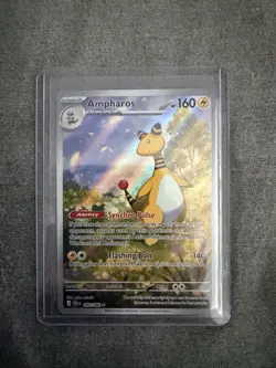 Ampharos Illustration Rare 090/086 Chaos Rising Pokemon Card English - Image 3