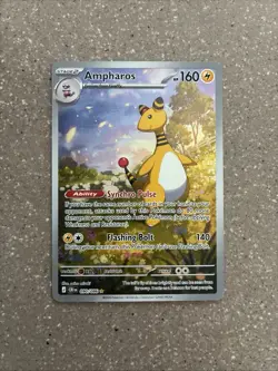 Ampharos 090/086 Illustration Rare Chaos Rising Pokemon Card Near Mint - Image 1