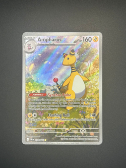 090/086 Ampharos Pokemon TCG Chaos Rising Illustration Rare Near Mint - Image 1