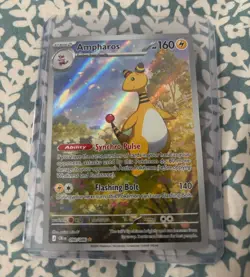 Pokemon TCG Ampharos 090/086 Chaos Rising Holo Illustration Rare - Image 1