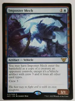 Mtg Imposter Mech Commander: Kamigawa: Neon Dynasty Regular - Image 1