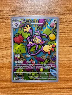 Ambipom 107/094 Pokemon TCG Phantasmal Flames Illustration Rare NM - Image 1