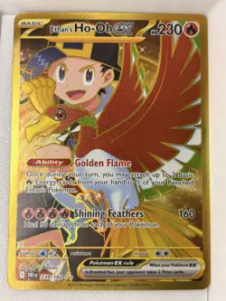 Ethan's Ho-Oh ex 239/182 SV10: Destined Rivals - Pokemon Card TCG - NM Gold - Image 1