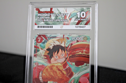 ONE PIECE MONKEY D LUFFY P-080 MOS BURGER PROMO ACE 10 GEM MINT JAPANESE - Image 2