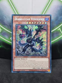 Yugioh Diabellstar Vengeance ALIN-EN011 Secret Rare 1st Edition NM - Image 1