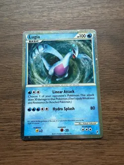 Pokemon TCG Lugia SL7 Shiny Holo Rare Call of Legends Edition NM #SL7 MP - Image 1