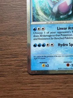 Pokemon TCG Lugia SL7 Shiny Holo Rare Call of Legends Edition NM #SL7 MP - Image 2