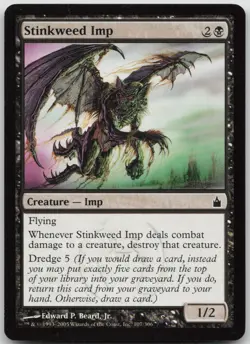 LP Stinkweed Imp 107 Common Ravnica: City of Guilds Magic: The Gathering 2005 - Image 1