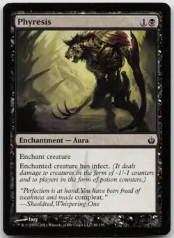 LP Phyresis 49 Common Mirrodin Besieged Magic: The Gathering 2011 - Image 1