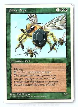 Killer Bees Near Mint - Fourth Edition Magic: The Gathering - Image 1