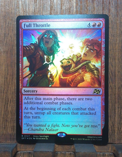 MTG🎇 Full Throttle 😍AETHERDRIFT (FOIL) Near Mint PACK FRESH! Great Card! - Image 2