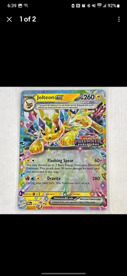 Pokemon/MTG 3-Card Lot: Jolteon ex 030/131 + Avatar Kyoshi Foil - Image 3