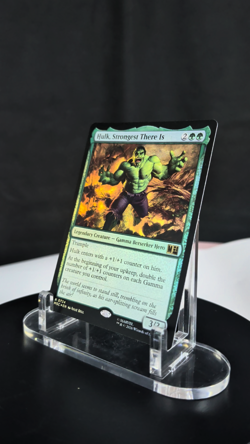 MTG Hulk, Strongest There Is FOIL NM Marvel Commander MSC #0724 Rare - Image 2