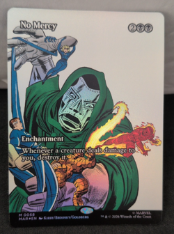 MTG No Mercy (Borderless Foil) M 0068 Marvel Universe Eternal-Legal - Image 1