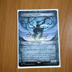 Flitterwing Nuisance - Showcase Lorwyn Eclipsed N/M MTG Magic The Gathering - Image 1