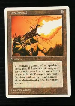 MTG ARTIST PROOF Rocket Launcher 4th edition italian unsigned - Image 1
