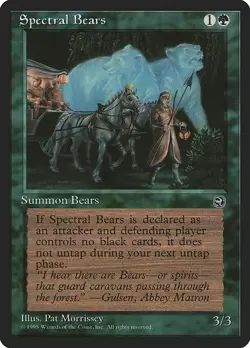 MTG Homelands --- SPECTRAL BEARS --- Uncommon! NM! Magic the Gathering! - Image 1