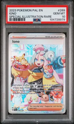 2023 POKEMON PAL EN-PALDEA EVOLVED SPECIAL ILLUSTRATION RARE #269 IONO PSA 10 - Image 1