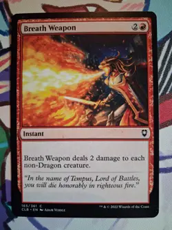 Breath Weapon Commander Legends: Battle for Baldur's Gate 165 Regular Near Mint - Image 1