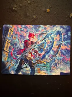 MTG Final Fantasy Art Series 19/53 G'raha Tia Scion Reborn GOLD SIGNATURE - Image 1