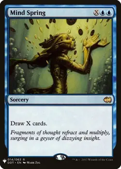 Mind Spring 014/063 Rare The List Reprints Magic: The Gathering Near Mint - Image 1