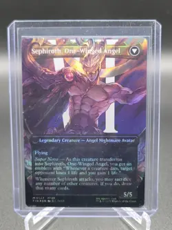 MTG Sephiroth, Fabled SOLDIER (Borderless) (Surge Foil) Final Fantasy Foil - Image 2