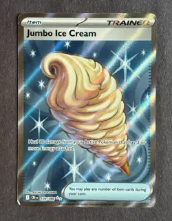 Pokemon Jumbo Ice Cream Trainer-Item 109/086 CRI Rare Full Art Foil 2026 - Image 1