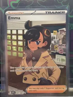Pokemon TCG Emma 107/086 Chaos Rising Full Art Holo Ultra Rare ENG 2017 - Image 1