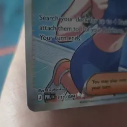 Pokemon TCG Misty’s Vitality 111/084 Full Art Pitch Black - Image 4