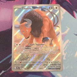 Tauros Illustration Rare 096/086 Chaos Rising Pokemon Card NM Condition English - Image 3