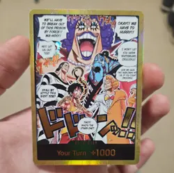 One Piece CCG The Time Of Battle Op16 Gold Don Card English - Image 1