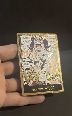 One Piece CCG The Time Of Battle Op16 Gold Don Card English - Image 3