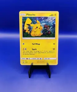 Pikachu SM86 Holo Black Star Promo Sun & Moon Pokemon Card TCG 2017 NM - Image 1