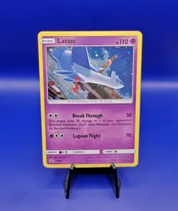 Latios SM88 Black Star Promo Sun & Moon Pokemon Card TCG 2017 NM Half Swirl - Image 1