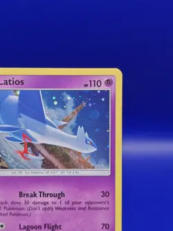 Latios SM88 Black Star Promo Sun & Moon Pokemon Card TCG 2017 NM Half Swirl - Image 5
