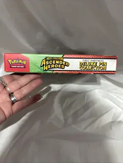 Pokemon TCG Ascended Heroes First Partners Deluxe Pin Collection Box Promo NEW - Image 2
