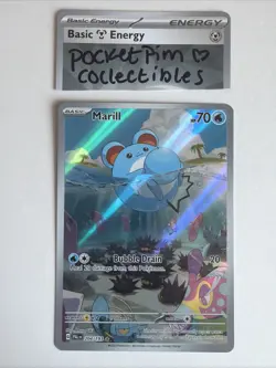 Pokemon Marill 204/193 Paldea Evolved NM TCG Card - Image 1