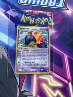 Typhlosion Delta Species 12/101 EX Dragon Frontiers Holo Rare Pokemon 2006 LP+ - Image 1