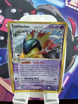 Typhlosion Delta Species 12/101 EX Dragon Frontiers Holo Rare Pokemon 2006 LP+ - Image 2